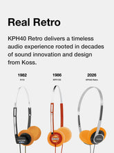 將圖片載入圖庫檢視器 KPH40 Retro On Ear Headphones

